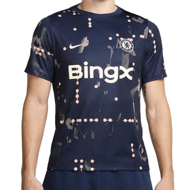 2024-2025 Chelsea Academy Pro Pre-Match Shirt (Obsidian) (Bright 4)-SoccerKits Hub | Buy Soccer Jerseys Online